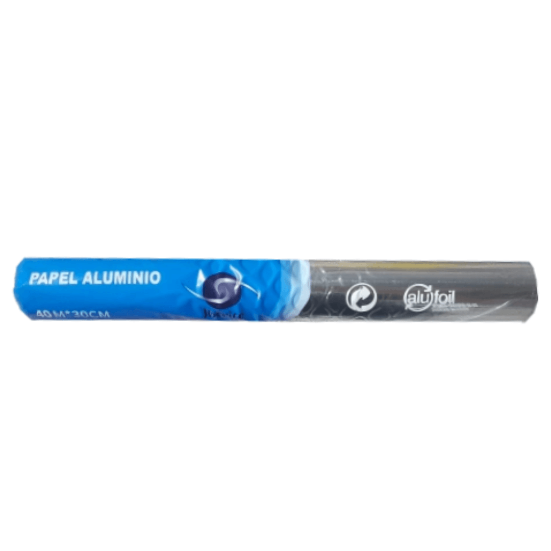 Rollo papel aluminio x 40 mt